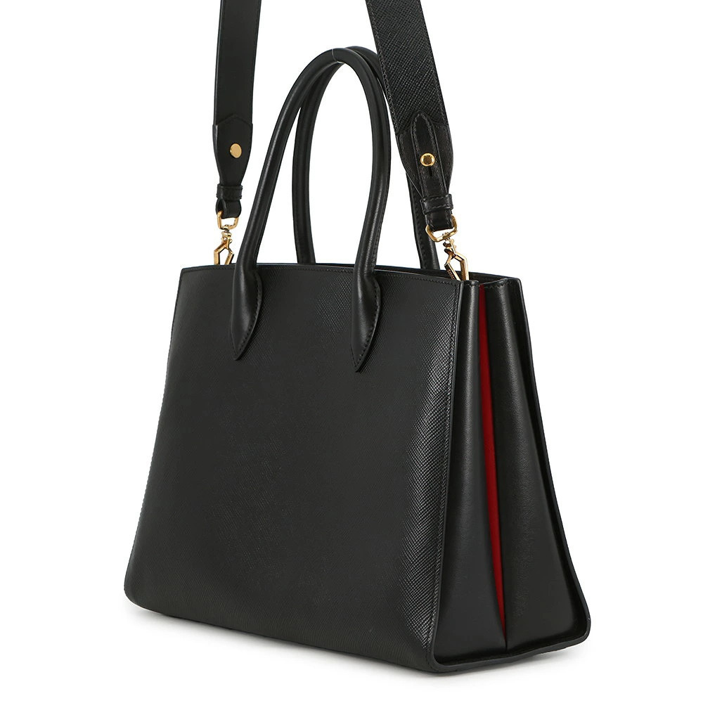 Prada Tote Black Saffiano Bag Leather